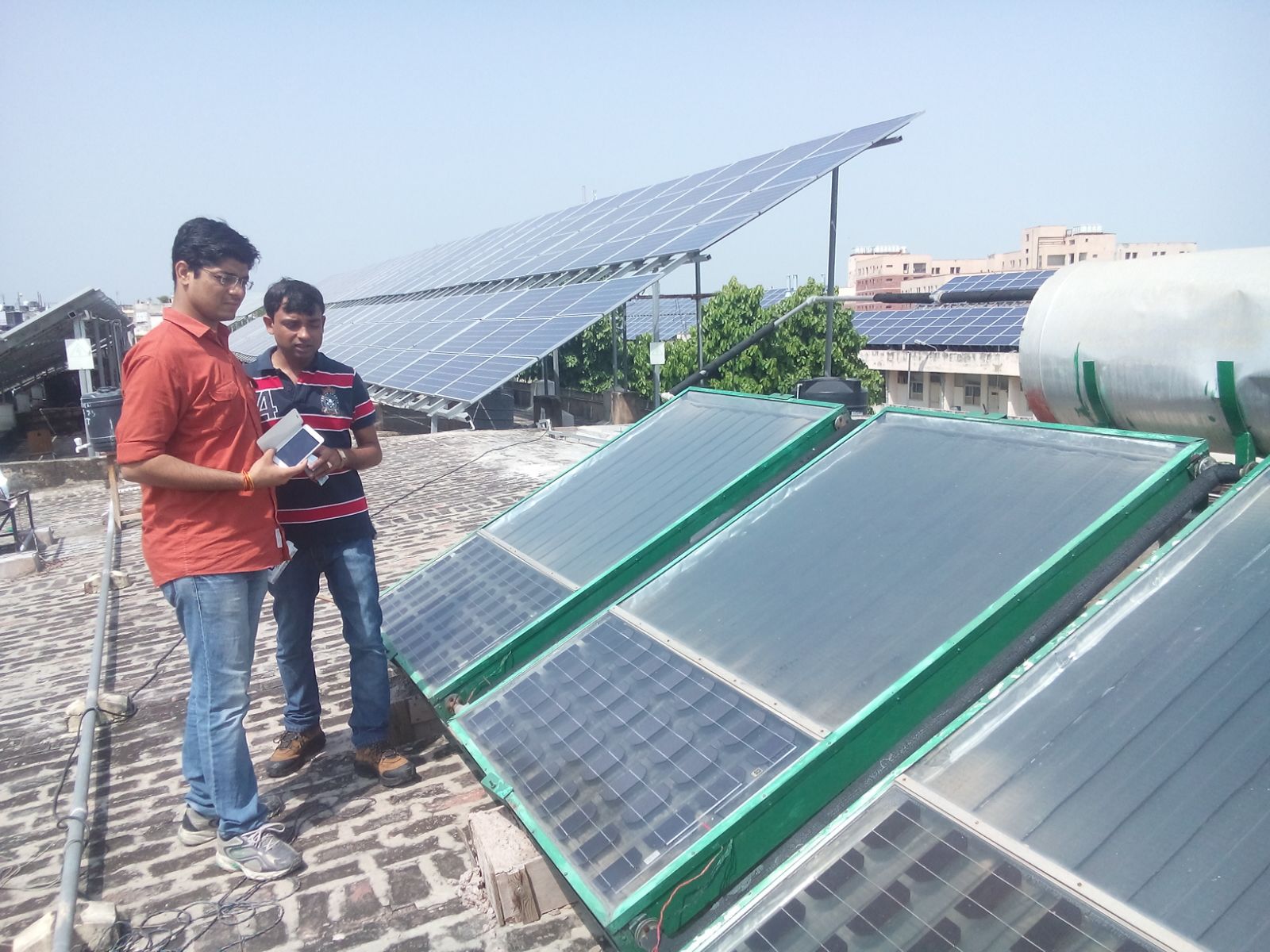 Inspecting IIT Roorkee Hybrid Test Lab 2015